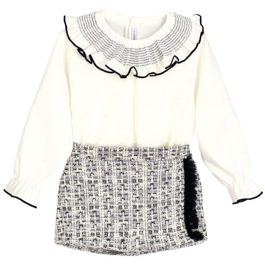 Tweed skort set